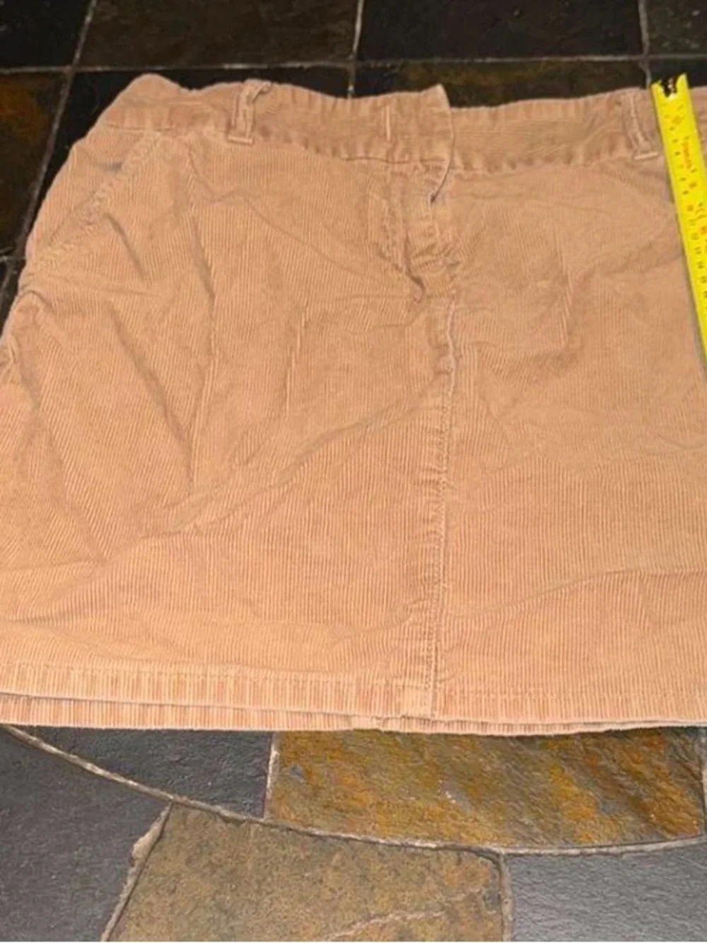 J. Crew Tan Corduroy Mini Skirt